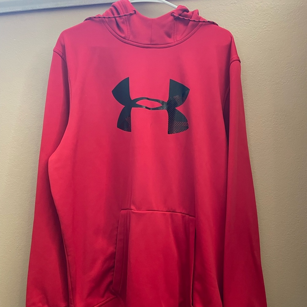 Red Underarmour hoodie